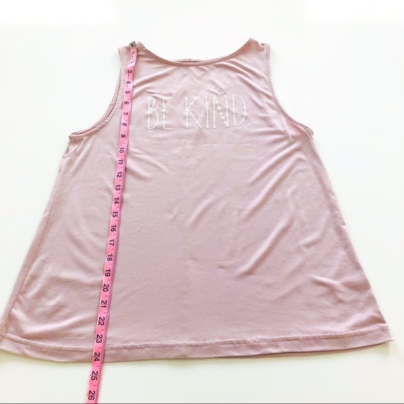 Rae Dunn Pink Be Kind Tank Size Medium - Picture 9 of 12